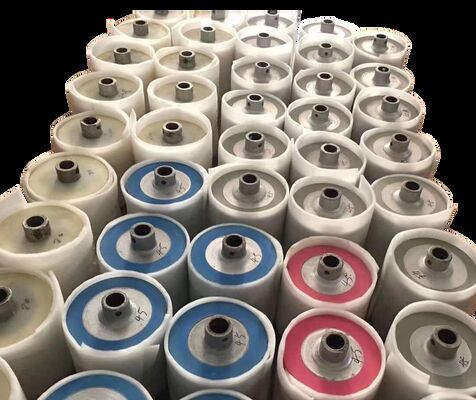 rodillos con revestimiento de caucho, rodillos de transporte con revestimiento de caucho, rodillos de caucho